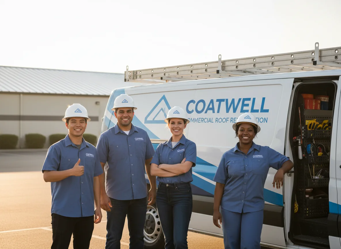 Commercial roof coating company in Pavilion, NY